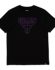 INSIGNIA TEE - BLACK/PURPLE