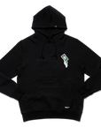 DEATH'S EMBRACE HOODIE - BLACK/GREEN